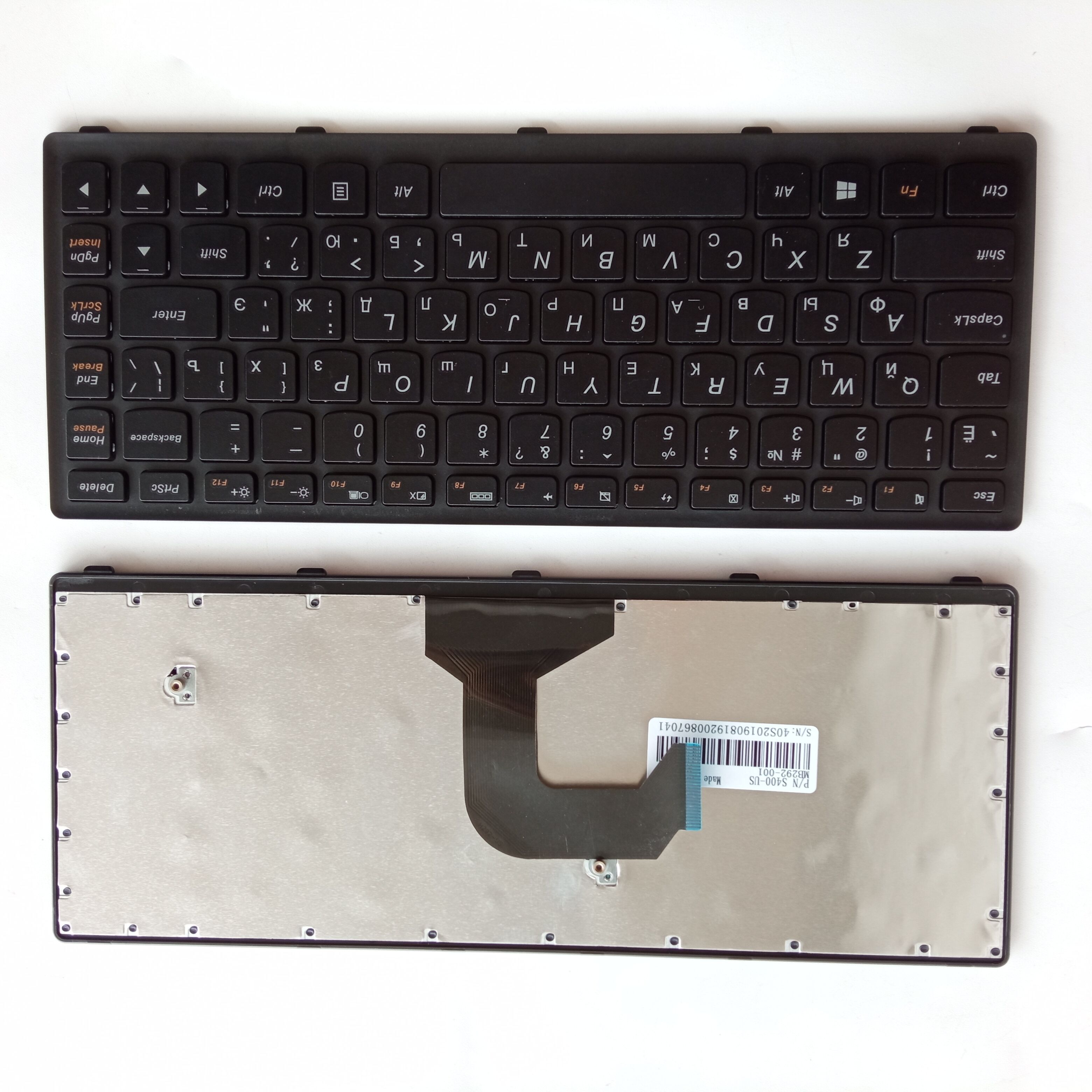 Picture of New Replacement Laptop Keyboard For LENOVO S400/S300/S405/S410/S310/M40-35 BLACK FRAME BLACK (OEM) RU Layout